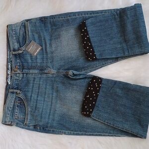 Eddie Bauer Flannel Lined Jeans. Boyfriend/Tapered. Womans 14.